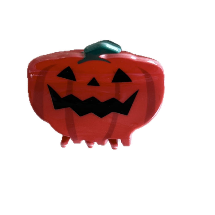 Wholesale Acrylic  series cartoon funny hair clip ghost pumpkin hair clip head bun hairpin hair accessories for women
