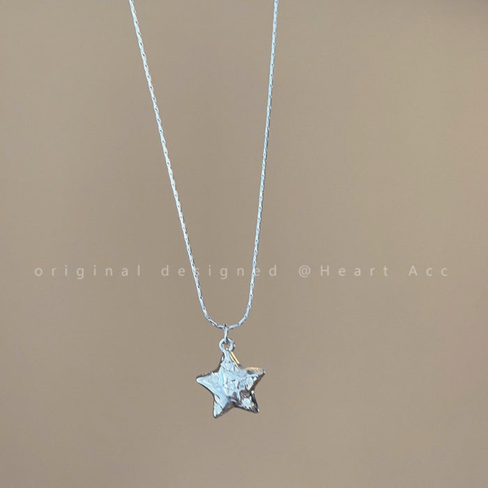 Wholesale Star double layered necklace, collarbone chain, niche design, neck chain