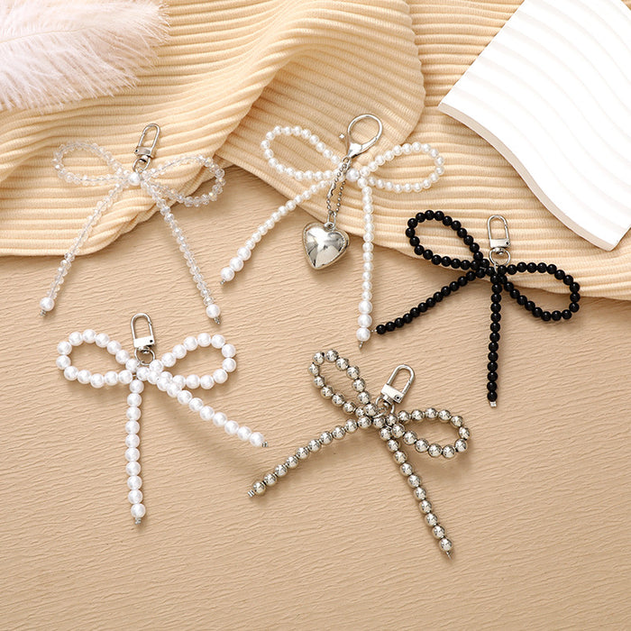 Wholesale Pearl Bow Keychain JDC-KC-YiLian001