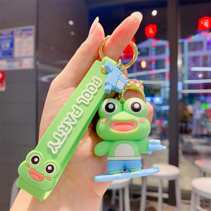 Wholesale Cartoon Summer Pool Party Keychain