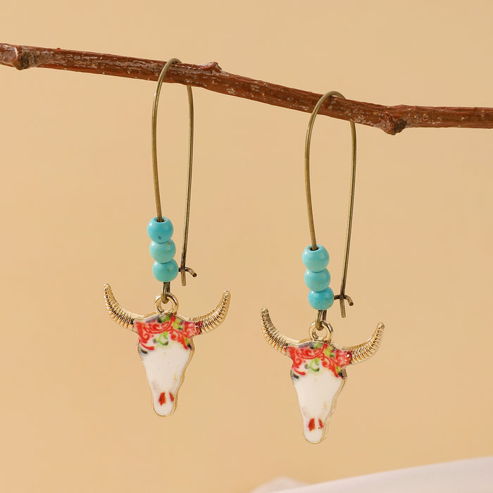 Wholesale retro national style earrings