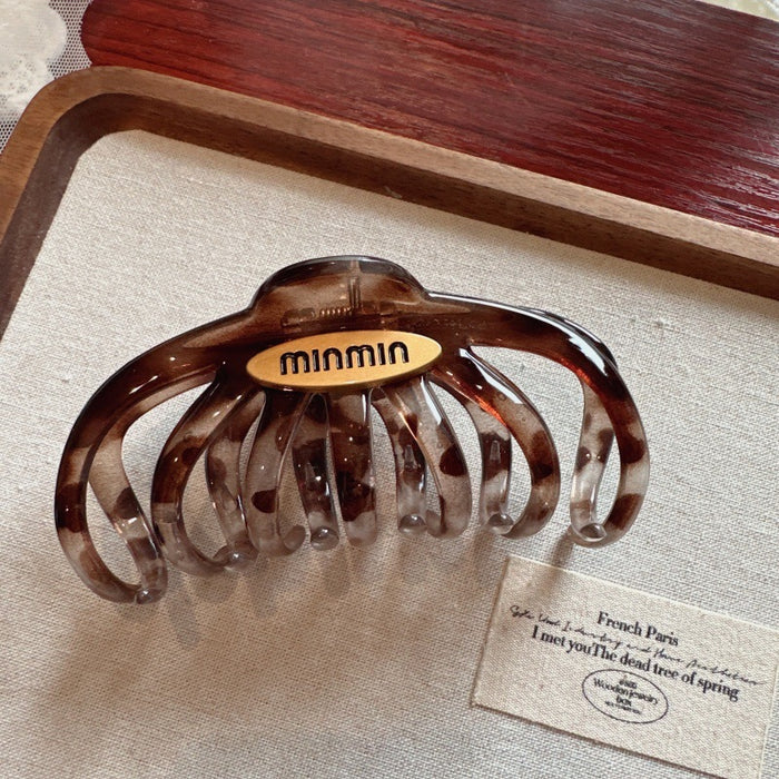 Wholesale Pumpkin Oval Hairpin Clip Hair Grab Hair Shark Clip Hair Accessories