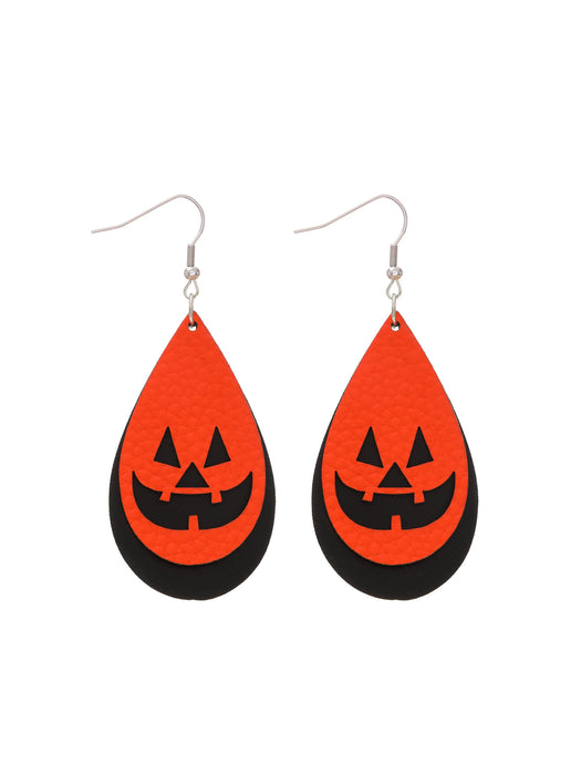 Wholesale  Cute Cartoon Pumpkin Ghost Earrings Dark Horror Skull Personalized Jewelry Accessories