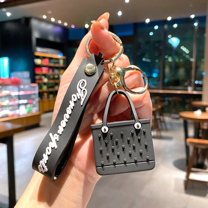 Wholesale Soft Rubber Bag Keychain JDC-KC-Gongz058