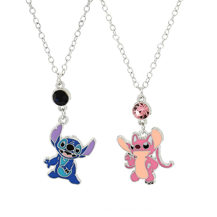 Wholesale Cute cartoon couple pendant necklaces