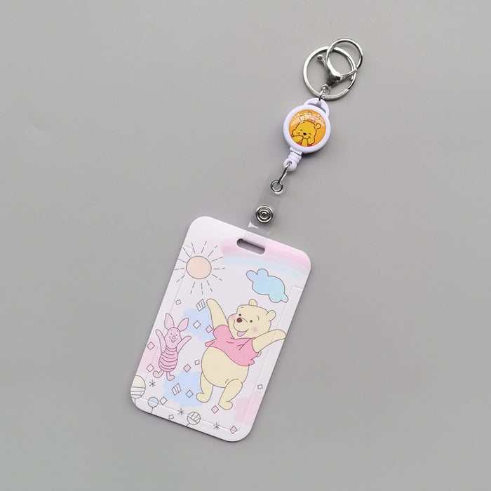 Wholesale Cartoon Anime Card Holder With Hard Case And Polyester Lanyard Chic Student ID Badge Trendy Gift