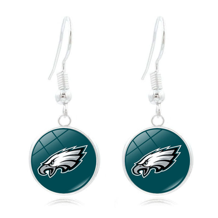 Wholesale Football Team  Pattern Earrings   Ear Jewelry