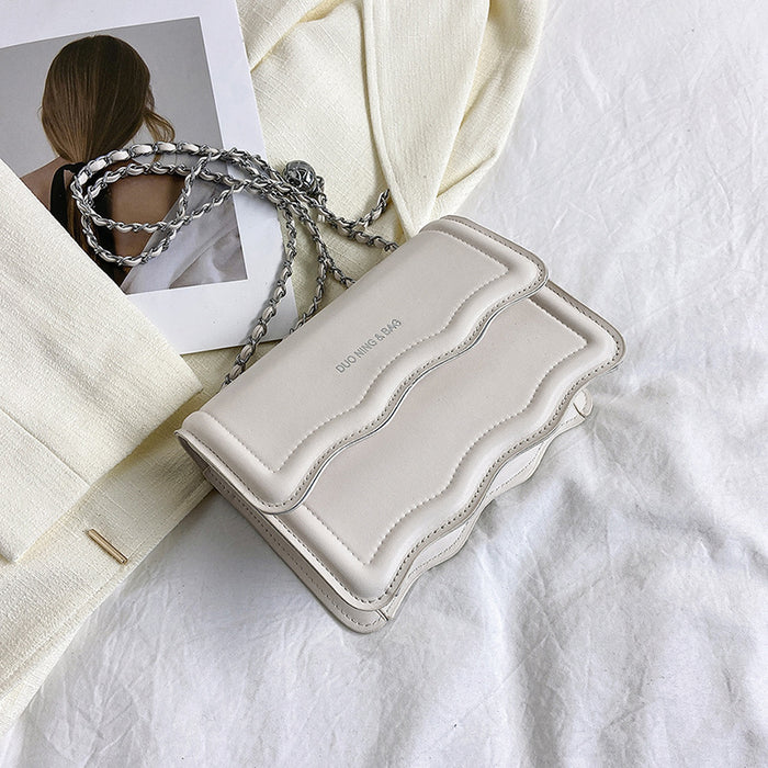 Wholesale Simple PU Chain Shoulder Crossbody Small Square Bag JDC-SD-MingShuo006