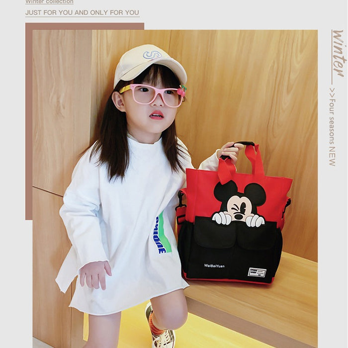 Wholesale New Oxford Children's Tutoring Bag Cartoon Handbag Large Capacity Single Shoulder Crossbody Bag Wholesale Bag