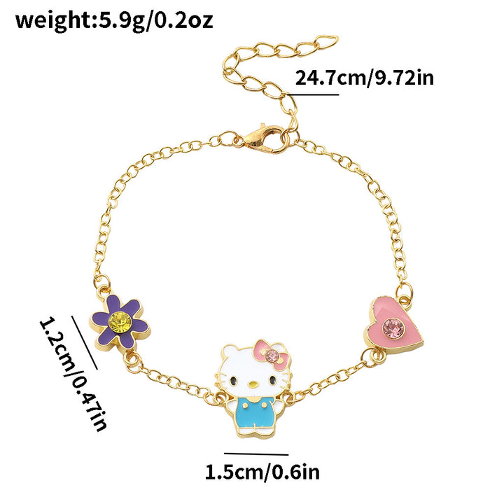 Wholesale Cartoon Anime Cat Bracelet