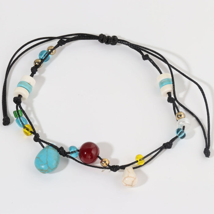 Wholesale Bracelet with double layered exquisite ankle bracelet