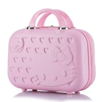 Wholesale Bear and Cat Cosmetic 14 Inch Suitcase