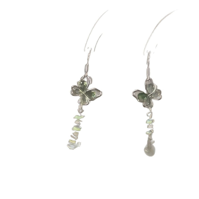Wholesale Green butterfly earrings, new tassel earrings
