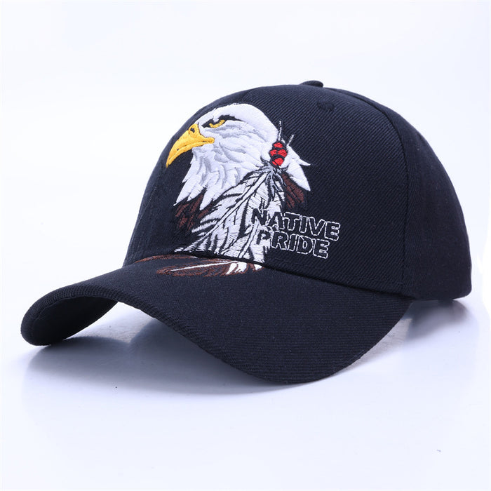 Wholesale Stylish Men S Embroidered Eagle Baseball Cap Sun Hat For Spring Autumn Casual Wear