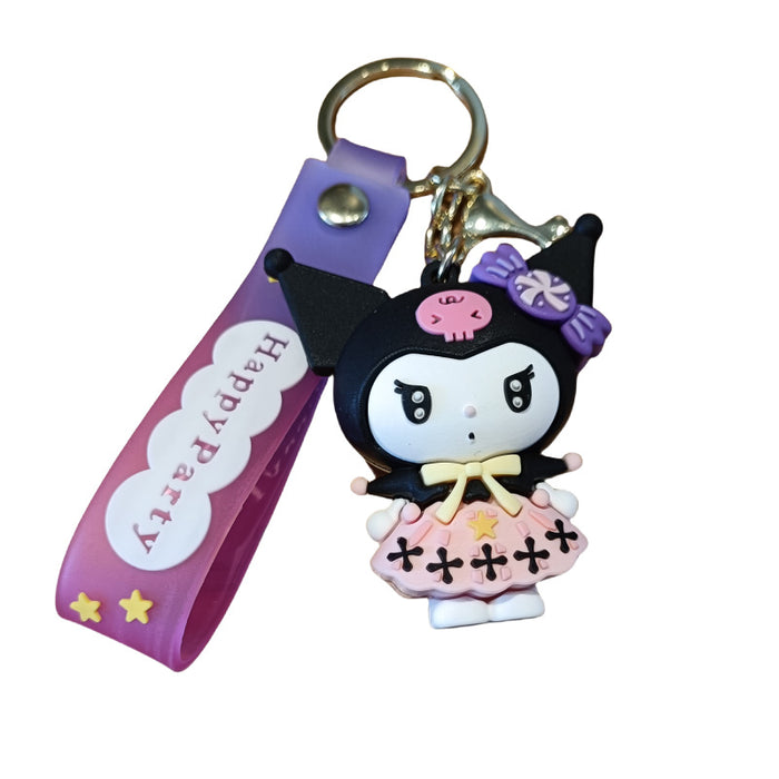Wholesale 5pcs Cartoon keychain, cute backpack pendant, car keychain