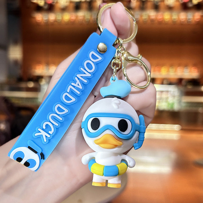 Wholesale Cartoon Silicone Keychains (F) JDC-KC-ZiXing006