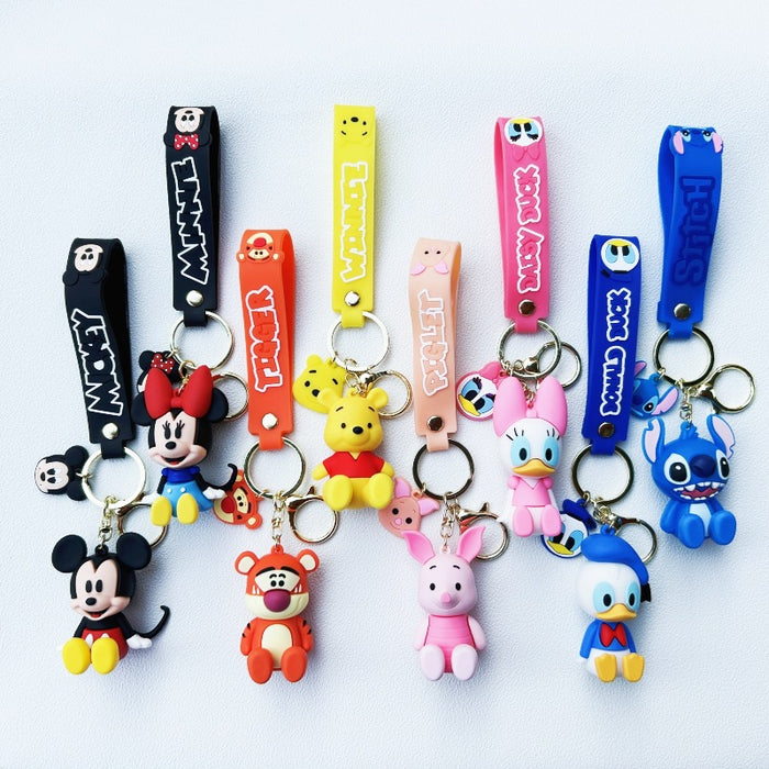 Wholesale PVC Cartoon Doll Keychain JDC-KC-WuYi136