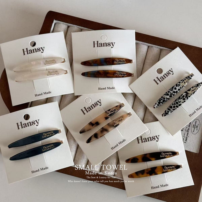 Wholesale High end hair clip with side bangs, broken hair, straight clip headband, temperament hair clip