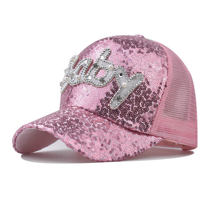 Wholesale Breathable Sequin Baseball Cap JDC-FH-ErXu004