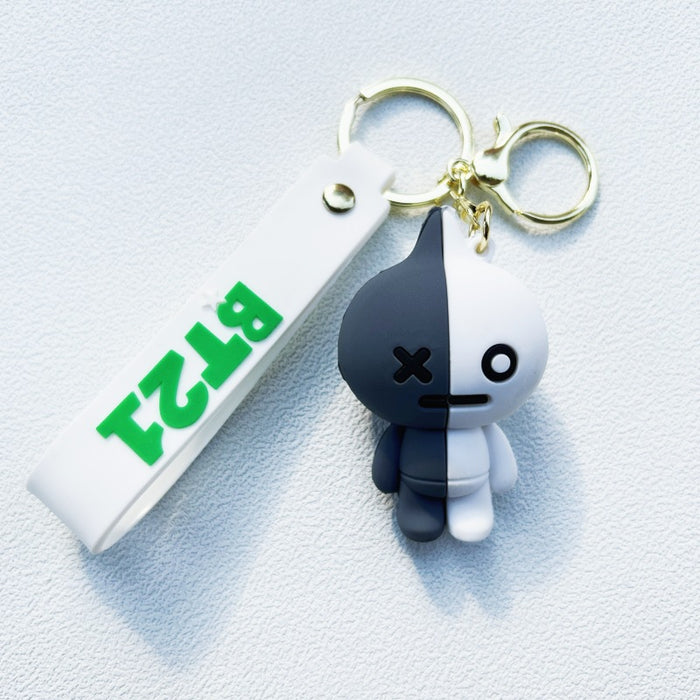 Wholesale PVC Cartoon Doll Keychain JDC-KC-WuYi011