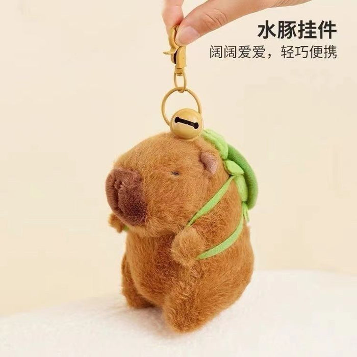 Wholesale Capybara Doll Bag Pendant Schoolbag Student Gift Gift Hanging Cute Plush
