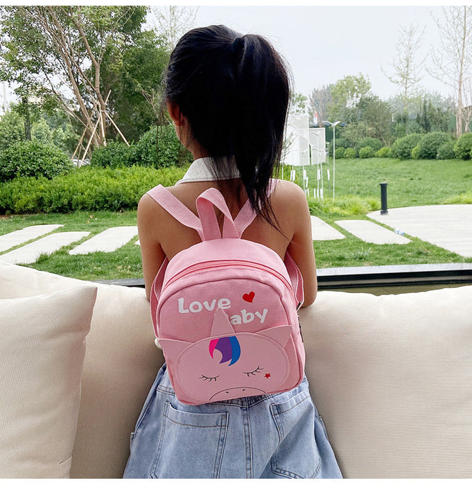 Wholesale Cartoon Soft Cute Canvas Backpack JDC-BP-YuanDuo001