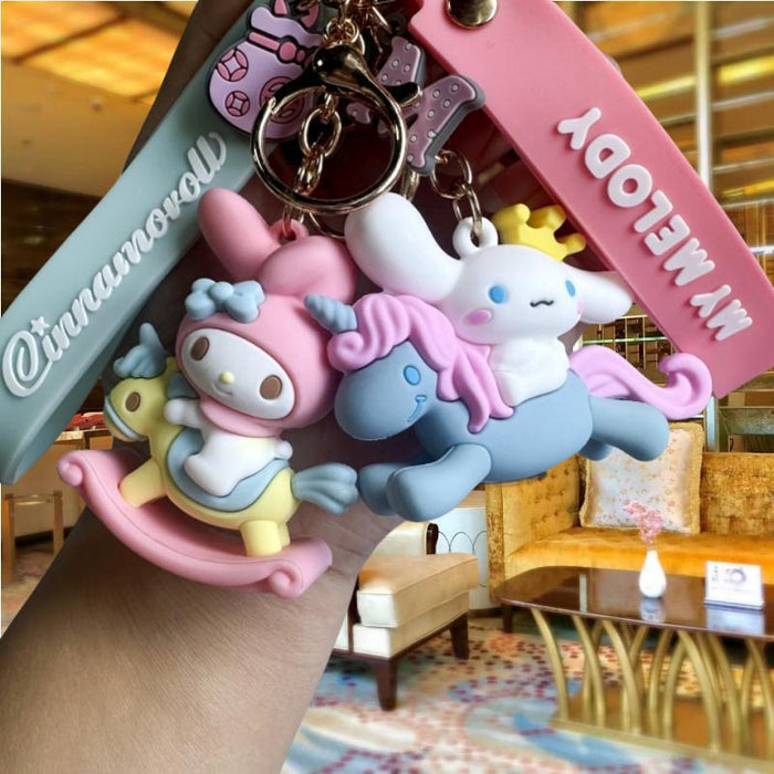 Wholesale Cartoon Doll Silicone Keychain JDC-KC-MingT272