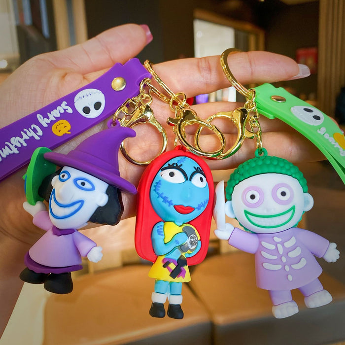 Wholesale Cartoon Doll Silicone Keychain JDC-KC-MingT262