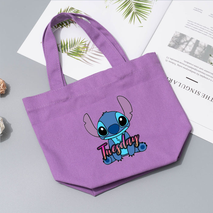 Wholesale Cartoon Printed Pattern Canvas Tote Bag JDC-HD-WuDuomei001