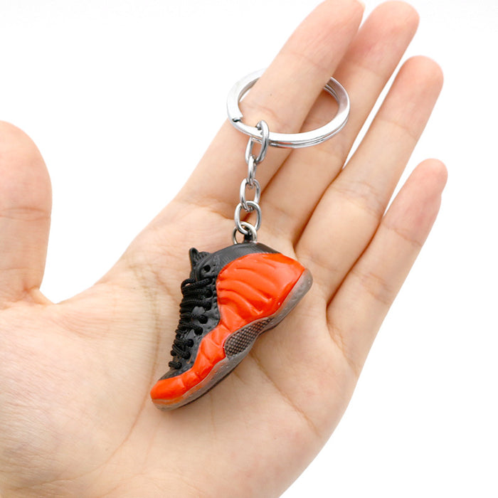 Wholesale 3D Stereoscopic Basketball Shoes PVC Keychain JDC-KC-QLPing020