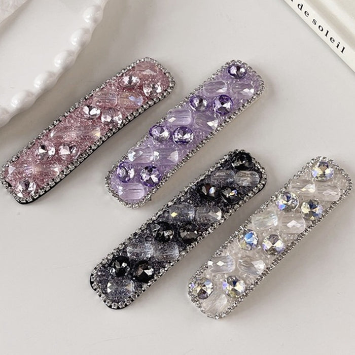 Wholesale Flash Full Diamond Clip Bangs Clip Hair Clip Sweet Hair Accessories