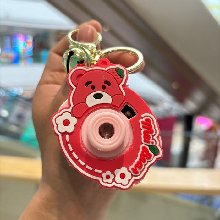 Wholesale Cartoon Plastic Projection Camera Keychain JDC-KC-PengYu008
