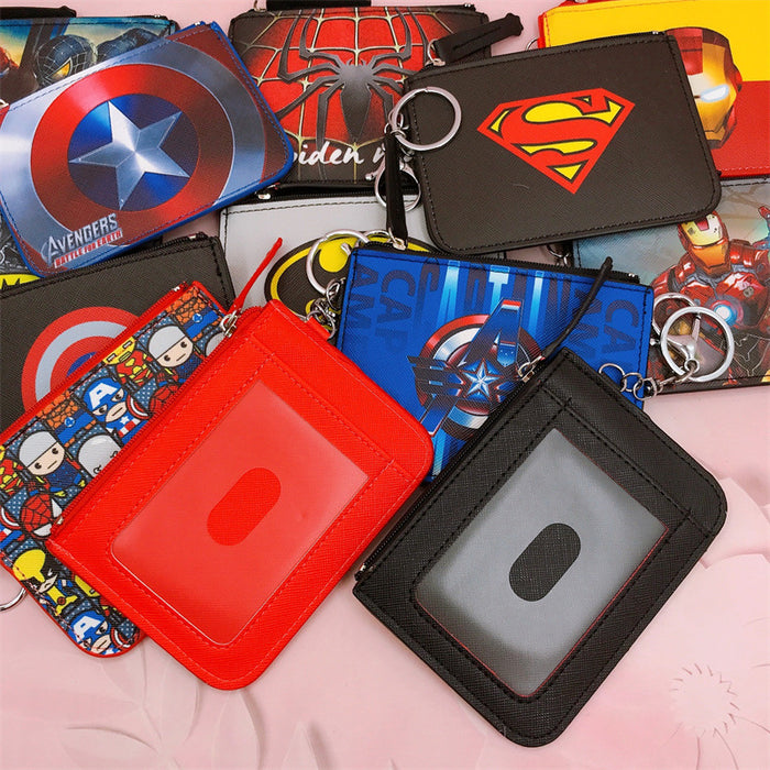 Wholesale PU Cartoon Printing with Key Ring Coin Card Holder JDC-WT-YaLL014