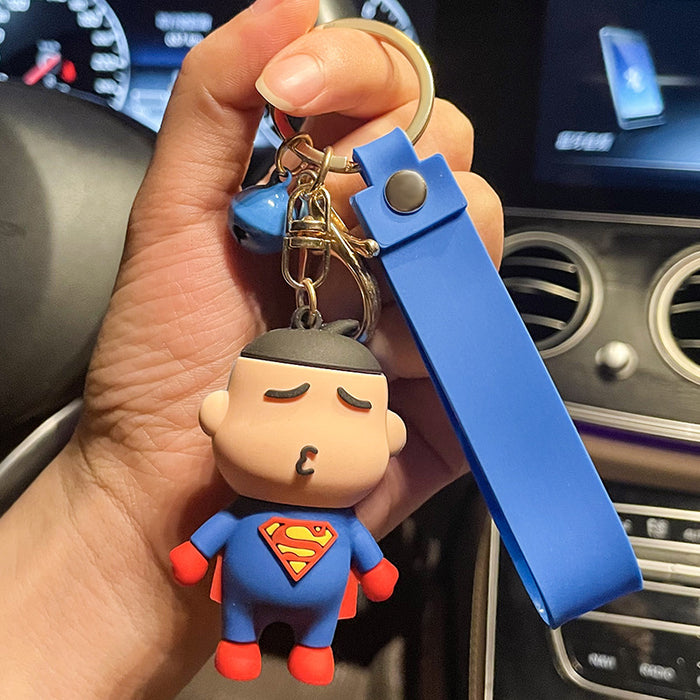 Wholesale Cartoon Doll Silicone Keychain JDC-KC-Benxin033