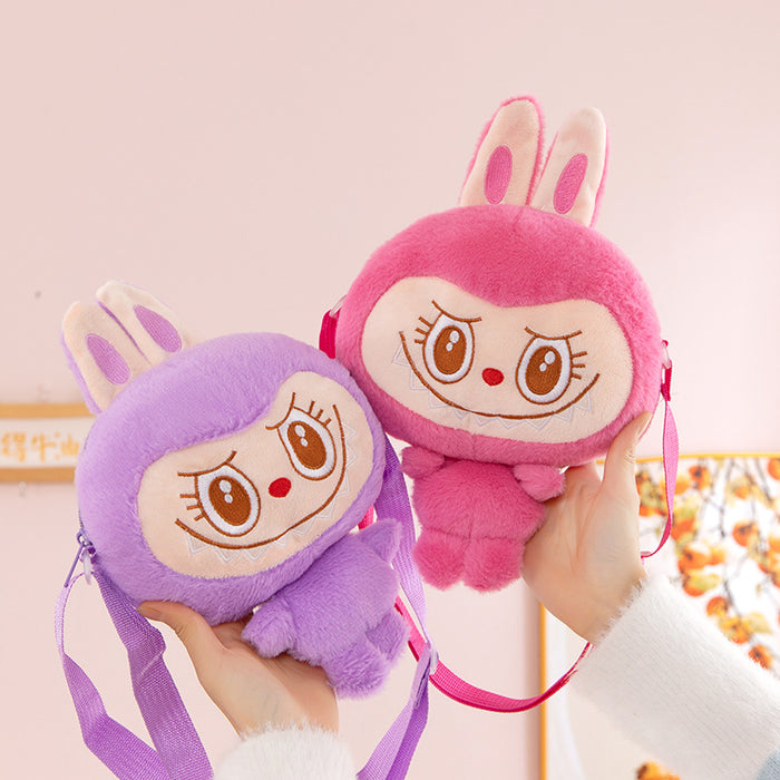 Wholesale Plush Bag Cartoon Children' s Coin Purse  Cute Bunny Doll Crossbody Shoulder Bag