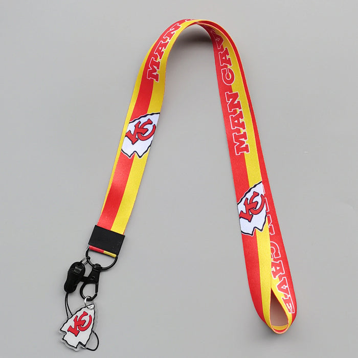 Wholesale Activity Football Mobile Phone Lanyard Keychains