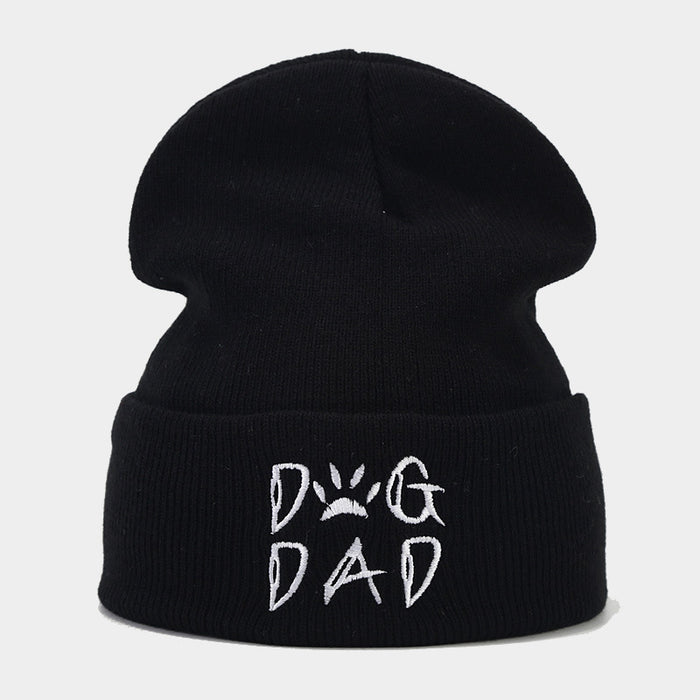 Wholesale Letter Embroidery Acrylic Warm Knitted Hat JDC-FH-LvYi052