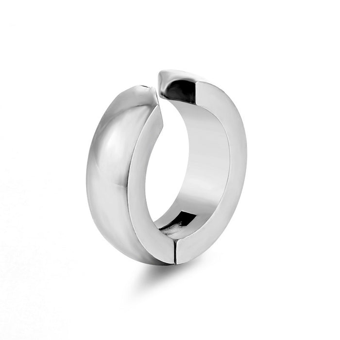 Wholesale Titanium steel ear clip without ear holes, trendy style ear buckle