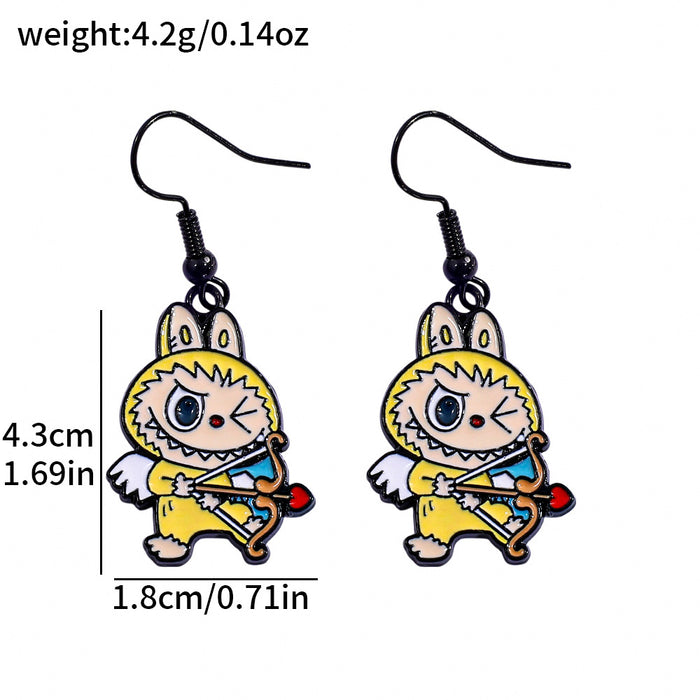 Wholesale Personality Peripheral Cartoon Oil Drop Earrings Creative Accessories