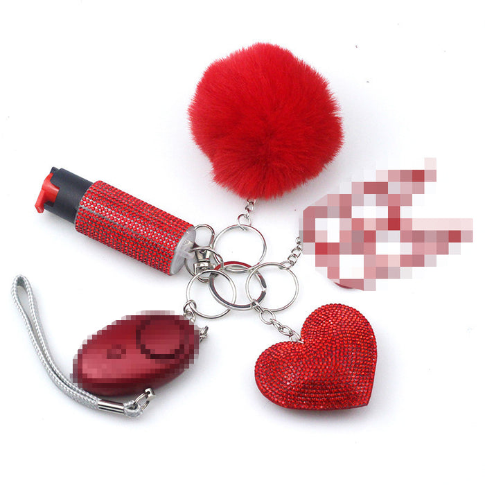 Wholesale Multifunctional Love Diamond 5-piece Keychain JDC-KC-TouMS037