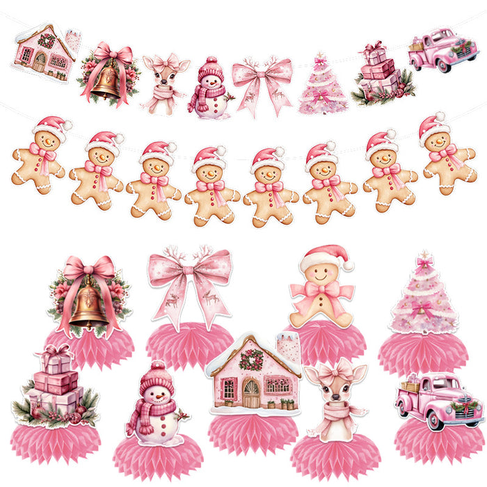 Wholesale Christmas Door Head Decoration Pendant Party Scene Atmosphere Decoration Paper Creative Small Door Hanging