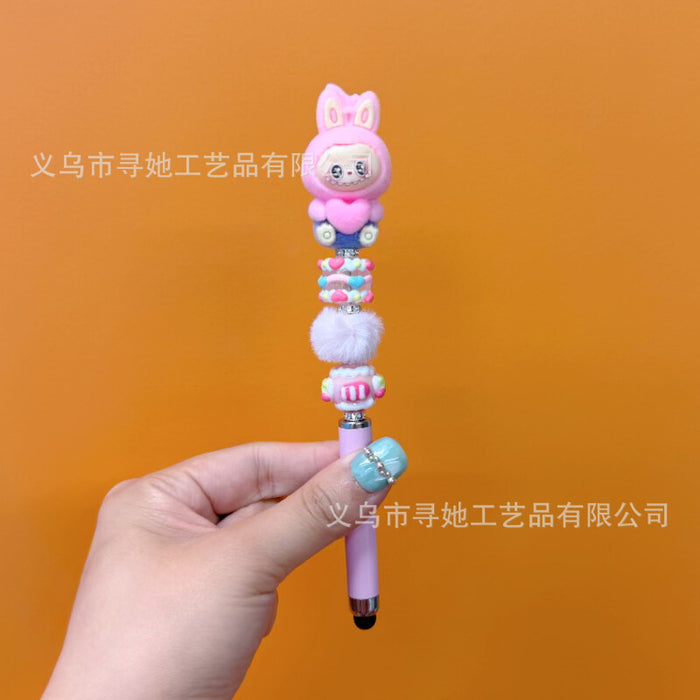 Wholesale DIY Cute Beaded Pen for Mobile Phones and Tablets Touch Screen Gel Ballpoint Pen