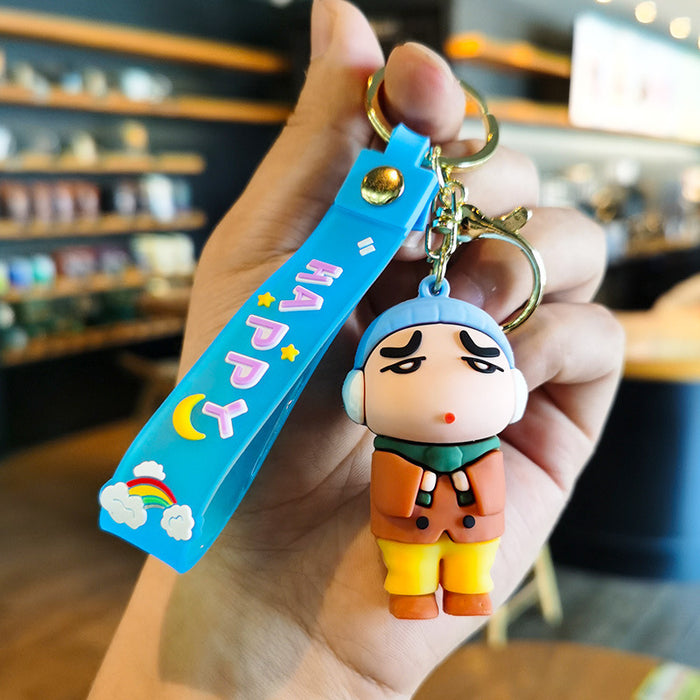 Wholesale Silicone Cartoon Doll Keychain JDC-KC-Tingm143