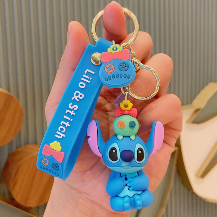 Wholesale Cartoon Doll Silicone Keychain JDC-KC-KuM016