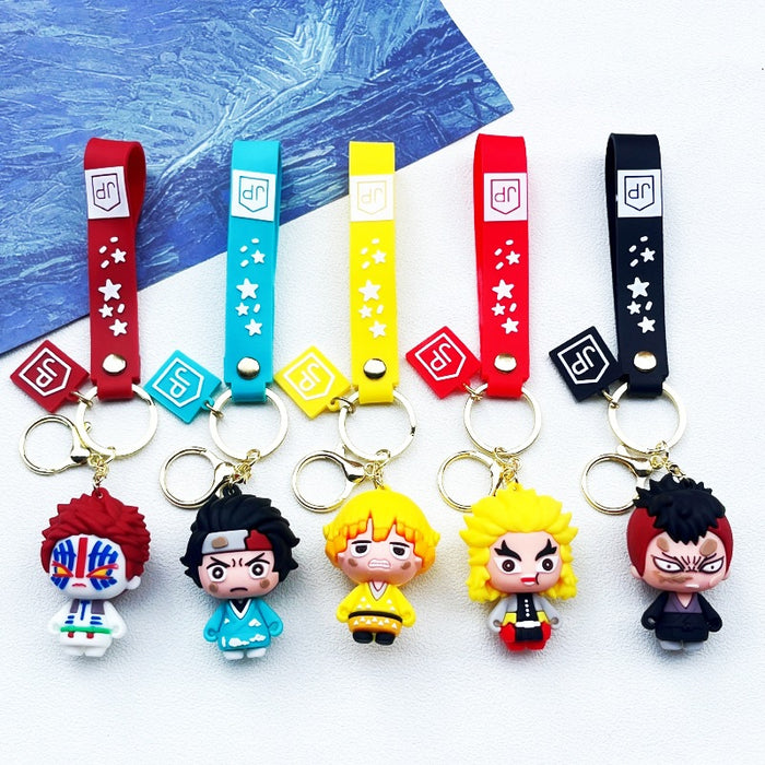 Wholesale PVC Cartoon Doll Keychain JDC-KC-WuYi128