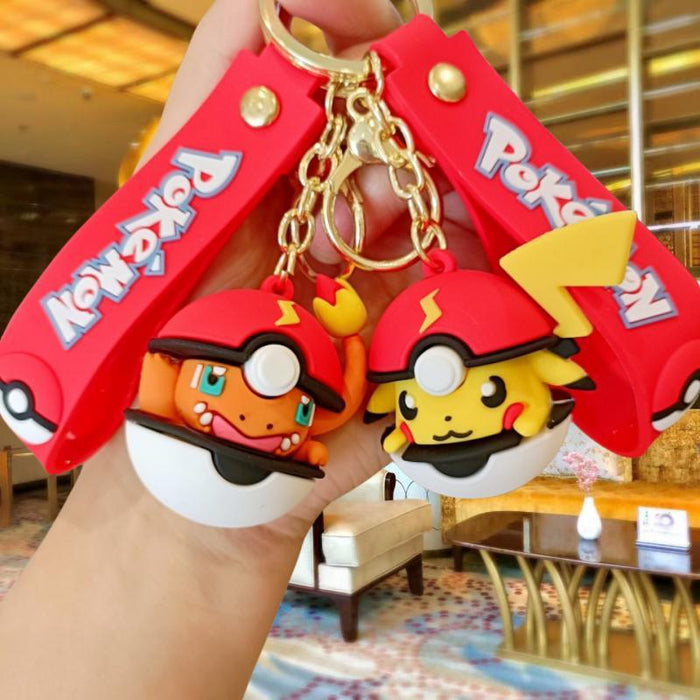 Wholesale Cartoon Silicone Doll Keychain JDC-KC-MingT257