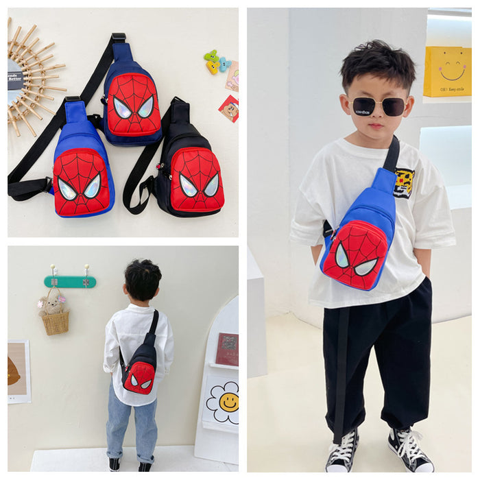 Wholesale Children's chest bag, handsome boy's crossbody bag, small outdoor accessory bag