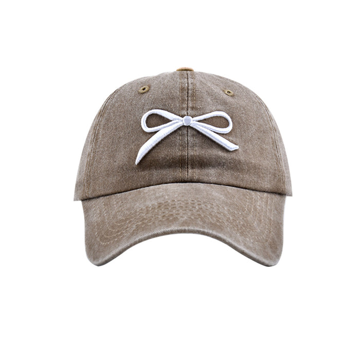 Wholesale Cotton Bow Embroidered Baseball Cap JDC-FH-WenR033