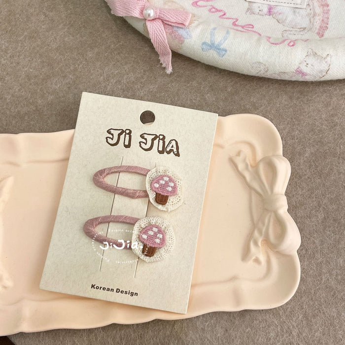 Wholesale Pink Love Butterfly Bunny Clip All-match Children's Hair Accessories