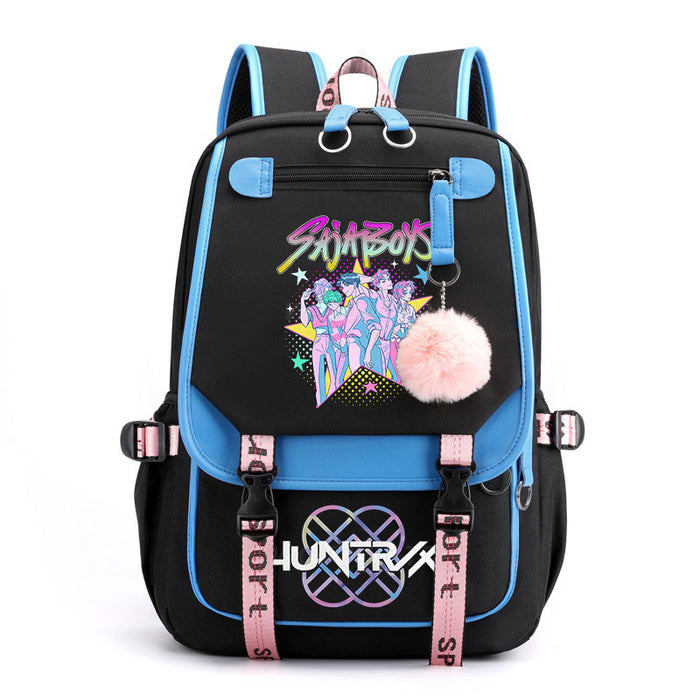 Wholesale  Fashionable Color-Block Unisex Backpack , Lightweight and Large Capacity